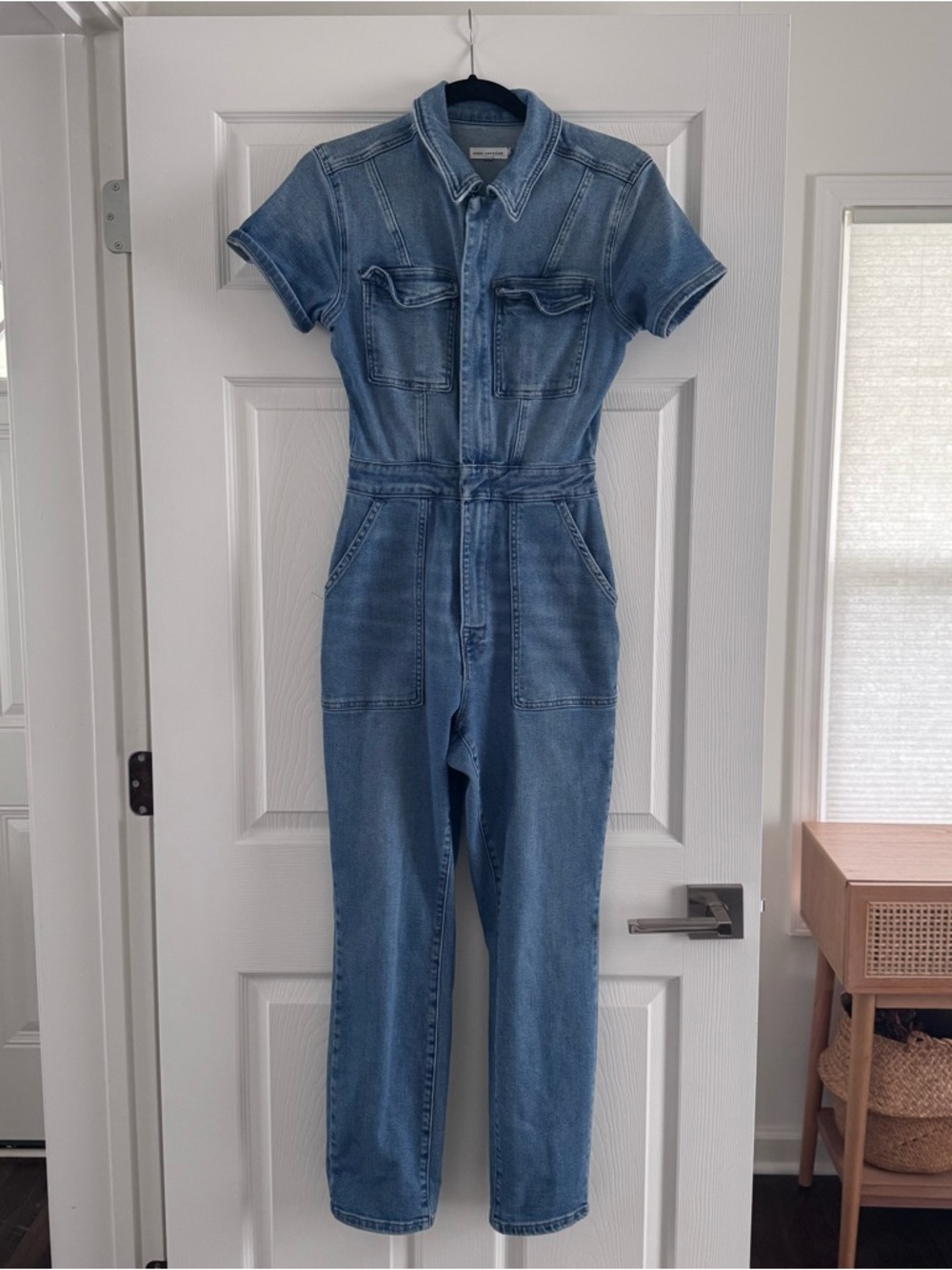 GOOD AMERICAN— Denim Jumpsuit Romper